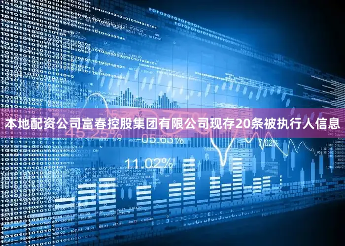 本地配资公司富春控股集团有限公司现存20条被执行人信息